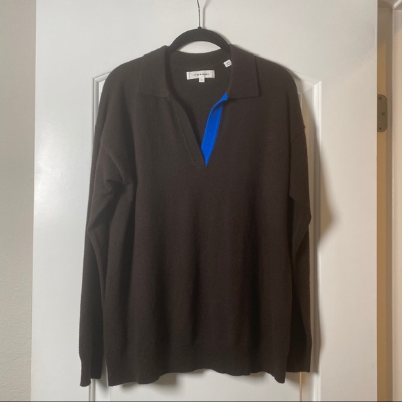 Chinti and Parker Cashmere Blend collared Sweater - Picture 7 of 14